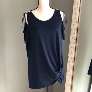 MICHAEL Michael Kors cold shoulder top